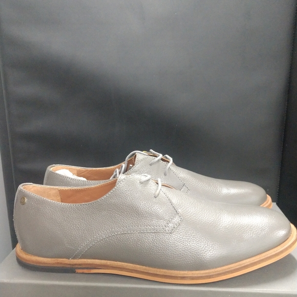 Gray men's oxfords - Picture 3 of 4